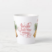 Jingle All the Way Christmas Bells Latte Mok (Voorkant)