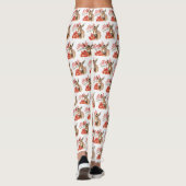 Jingle All the Way Christmas Boerderij Ezel Leggings (Achterkant)
