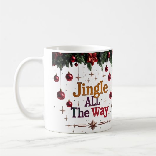 Jingle All The Way Christmas Classic Mug  Koffiemok (Links)