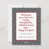 Jingle All The Way Christmas Kaart (Achterkant)