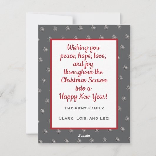 Jingle All The Way Christmas Kaart (Achterkant)