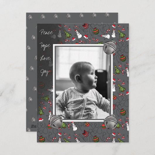 Jingle All The Way Christmas Kaart (Voorkant / Achterkant)