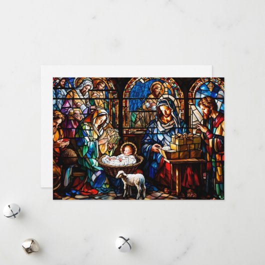 Jingle All the Way Feestdagenkaart (Voorkant / Achterkant in situ)