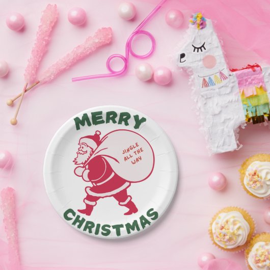 Jingle All The Way Papieren Bordje (Feest)