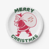 Jingle All The Way Papieren Bordje (Voorkant)