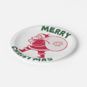 Jingle All The Way Papieren Bordje (Gekanteld)
