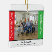 Jingle All the Way Personalized Christmas Ornament (Rechts)