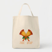 Jingle All The Way T-Shirt – Feestelijke Kerst Tote Bag (Voorkant)