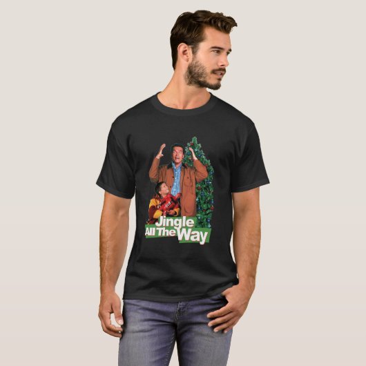 JINGLE ALL THE WAY  THE PROMISED GIFT  Arnold Schw T-shirt (Voorkant volledig)