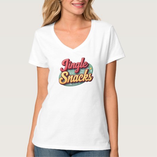 Jingle all the way ....To my snacks T-shirt (Voorkant)