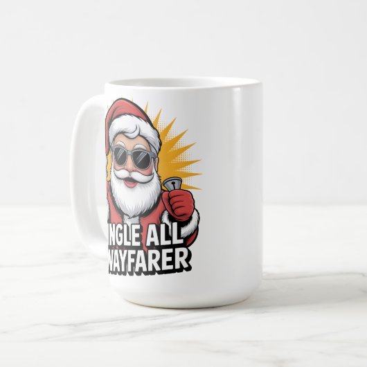 Jingle All the Wayfarer Koffiemok (Voorkant links)