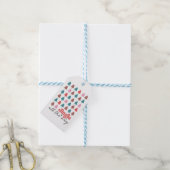 Jingle All-Way boompatroon Cadeaulabel (Met Touw)