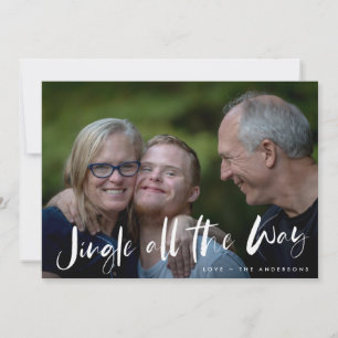 Jingle All Way Familie Foto met kerstkaart