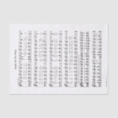  Jingle All Way Music Composition Tissuepapier (Voorkant)