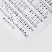 Jingle All Way Music Composition Tissuepapier (Detail)