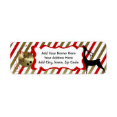 Jingle All Way Return Address Labels (Voorkant)