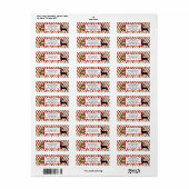 Jingle All Way Return Address Labels (Full Sheet)