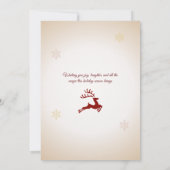 Jingle And Mingle Christmas Cocktail Party  Kaart (Achterkant)