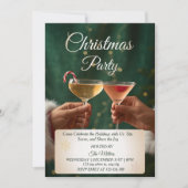 Jingle And Mingle Christmas Cocktail Party  Kaart (Voorkant)