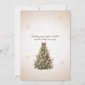 Jingle And Mingle Christmas Cocktail Party  Kaart (Achterkant)