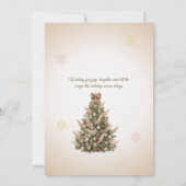 Jingle And Mingle Christmas Cocktail Party Kaart (Achterkant)