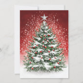 Jingle and Mingle Christmas Party Invitation Kaart (Achterkant)