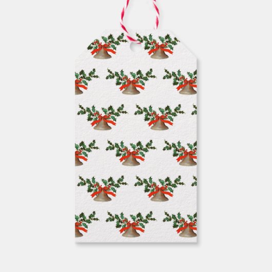 Jingle and Mingle Holiday Business Christmas Party Cadeaulabel (Achterkant)