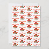 Jingle and Mingle Holiday Christmas Party Kaart (Achterkant)