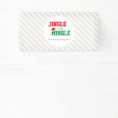 Jingle and Mingle Kerstbruilding Event Spandoek (Insitu)