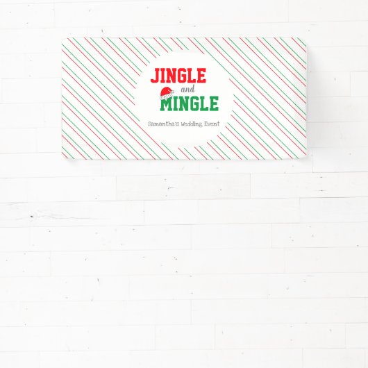 Jingle and Mingle Kerstbruilding Event Spandoek (Insitu)
