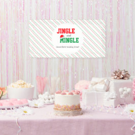 Jingle and Mingle Kerstbruilding Event Spandoek