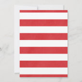 Jingle and Mingle Kerstmis cocktail Party Kaart (Achterkant)