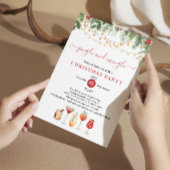  jingle and Mingle String Christmas Cocktail Party Kaart