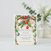 Jingle and Mingle: Uitnodiging voor een kerstfeest (Staand voorkant)