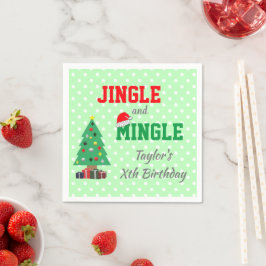 Jingle And Mingle Verjaardag Servet