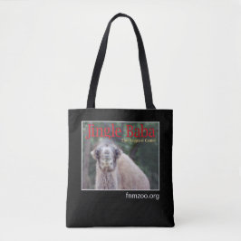 Jingle Baba, de gelukkigste kamel Tote Bag
