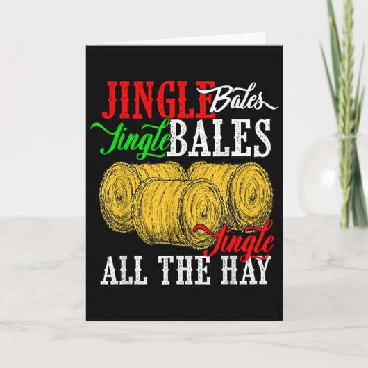 Jingle Bales Jingle Bales Jingle All The Hay Farm  Kaart (Voorkant)