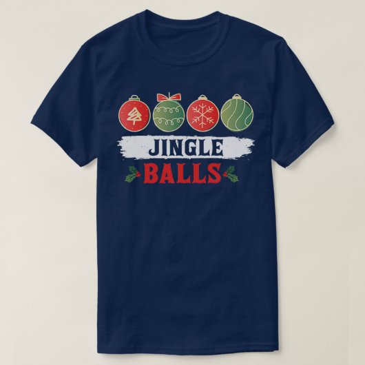 Jingle Ball Tinsel Seins Correspondant Famille Gro T-shirt (Design voorkant)