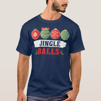 Jingle Ball Tinsel Seins Correspondant Famille Gro T-shirt