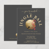 JINGLE BALL, Vakantigeuitnodiging met Jingle Bell (Voorkant / Achterkant)