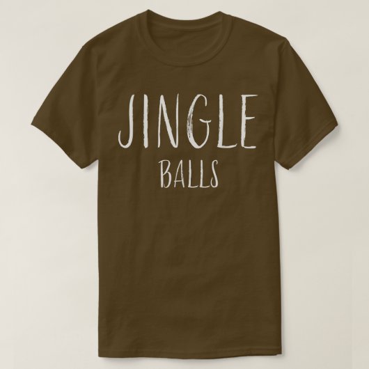 Jingle Balls Funny Couples Matching Merry Christma T-shirt (Design voorkant)