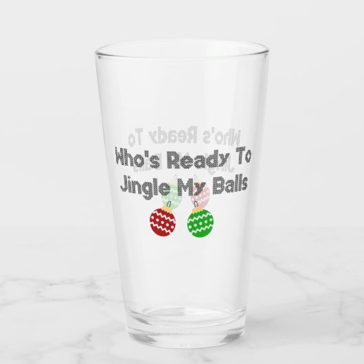 Jingle Balls Glas (Achterkant)