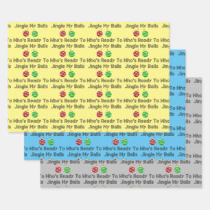 Jingle Balls Inpakpapier Vel