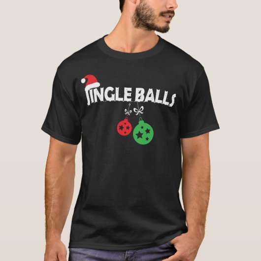Jingle Balls Kerstmis - Matching Couple Chestnoten T-shirt (Voorkant)