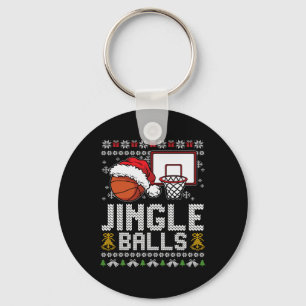 Jingle Balls Lelijke Kerst Pyjama Cool Sport X-MA Sleutelhanger