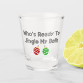 Jingle Balls Shot Glas (Voorkant)