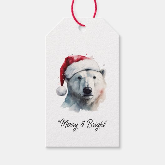 Jingle Bear Joy, custom Cadeaulabel (Voorkant)