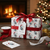 Jingle Bear Joy, custom Cadeaulabel