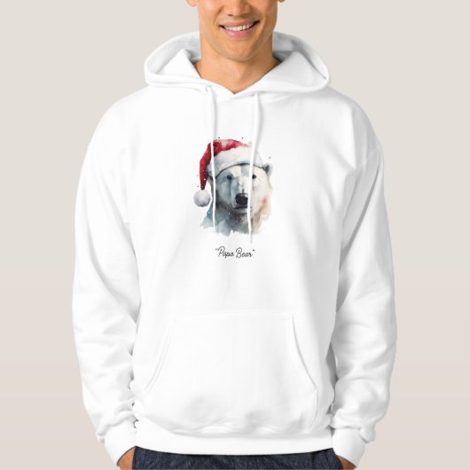 Jingle Bear Joy, custom  Hoodie (Voorkant)