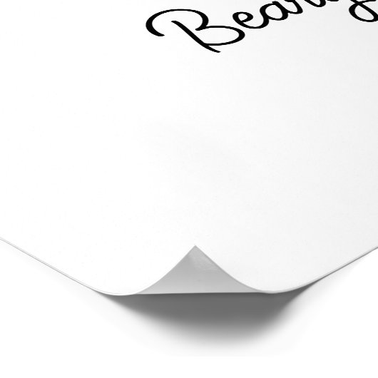 Jingle Bear Joy, custom Poster (Hoek)